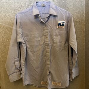 Vtg 70s-80s USPS Union Made Women’s Long Sleeve Sz 40 Reg